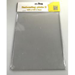 Transparent Plate 197x150x3mm - Plate-B - Voor A5 Embossing Machines